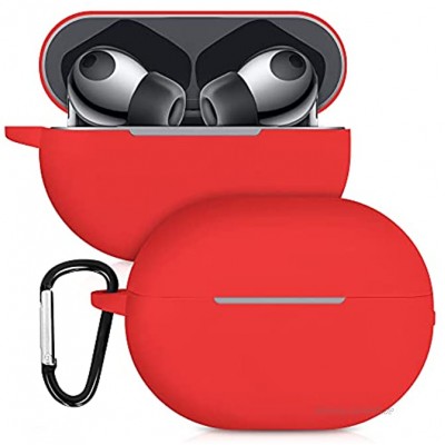 kwmobile Schutzhülle kompatibel mit Huawei FreeBuds Pro Hülle Kopfhörer Silikon Case Cover Rot