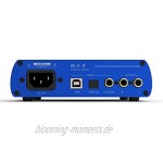 LOXJIE D20 Audio DAC Desktop Digital Analog Wandler und Kopfhörerverstärker-Chip AK4497 Unterstützung 32bit 768kHz DSD512 OLED-Display Blue