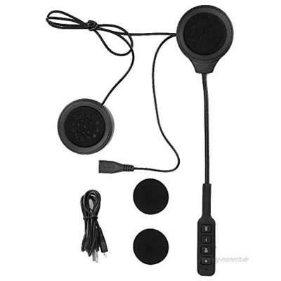 Motorradhelm Bluetooth Headset Helm Kopfhörer Motorradhelm Bluetooth Kopfhörer Wasserdichtes Reiten Freisprechen HeadsetSchwarz