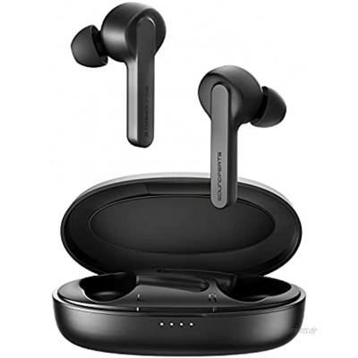 2021 Version SoundPEATS Bluetooth Kopfhörer In Ear Kopfhörer True Wireless Ohrhörer Bluetooth 5.0 Headset Touch Control mit Integriertem Mikrofon Mini Earbuds mit 3D Stereo Sound alle BT Geräts