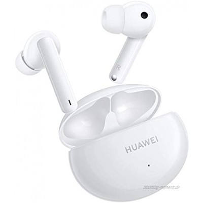 HUAWEI FreeBuds 4i Kabellose In-Ear-Bluetooth-Kopfhörer mit aktiver Geräuschunterdrückung schnellem Aufladen langer Akkulaufzeit Ceramic White Garantieverlängerung auf 30 Monate
