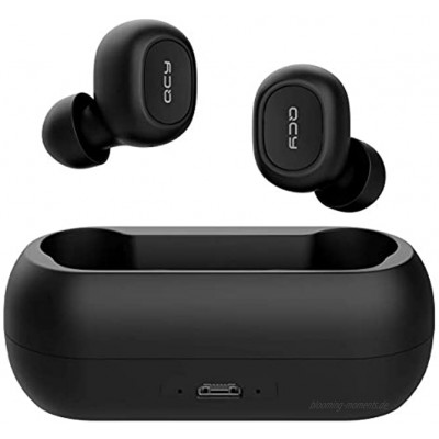 QCY T1 Bluetooth 5.0 Sport-Kopfhörer In-Ear 20 Stunden Akkulaufzeit Wireless kabellos für iPhone Samsung Huawei mit starkem Powerbank IPX4 wasserdicht und Mikrofon