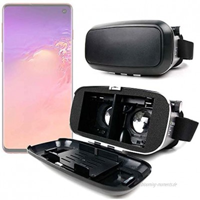 Duragadget VR-Brille für Samsung Galaxy A50 A50s A30 A30s S10 S10e S10 5G S10+ Plus M10 M20 Smartphone