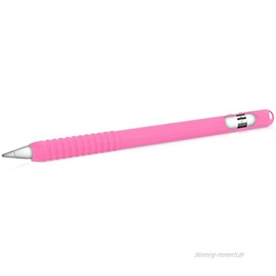 kwmobile Schutzhülle kompatibel mit Apple Pencil 1. Gen Hülle Stift Silikon Case Schutz Abdeckung Ladeanschluss Pink