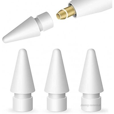 Mixoo Ersatztipps für Apple Pencil 4 Pack Hochempfindliche Apple Pencil Nibs Kompatibel mit Apple Pencil 1. und 2. Generation 4*White