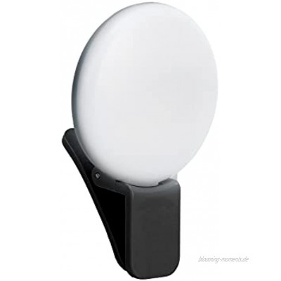 Gedourain Selfie-Clip-on-Ringlicht USB-Blitzbeleuchtung Mini-Telefon-Clip-on-Fülllicht Muti Usage Dimmbares Selfie-Licht für Handyfotografie zum VloggingRosa
