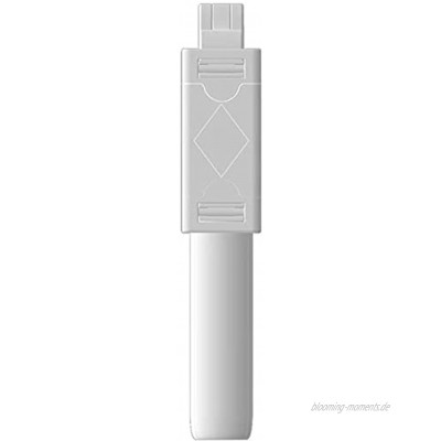 ZRBD-ds Selfie Stick Wireless Bluetooth-Selfie-Stick geeignet für iPhone Huawei- Hirse mit statischer Klappkopf und Hand Color : White Size : 190mm~700mm