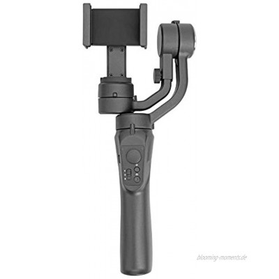 MYYINGELE Handy Stabilisator Smartphone Gimbal stabilizer 3-Achsen Handheld Stabilisator mit Zeitraffer Zoom Kompatibel mit iPhone Huawei Samsung Smartphone