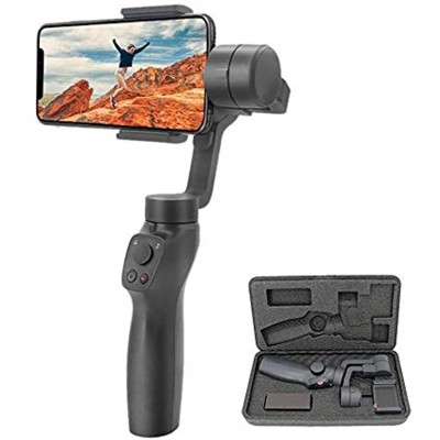 MYYINGELE Smartphone Gimbal Stabilisator 3-Achsen Handheld Stabilizer mit Objektverfolgung Motion Live Videoaufnahme Kompatibel für iPhone Samsung Huawei