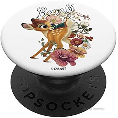 Disney Bambi Floral Portrait PopSockets mit austauschbarem PopGrip