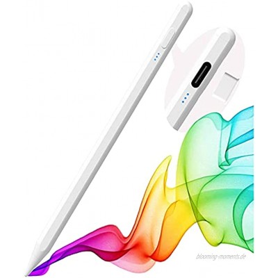 2021 Upgrade Stylus Stift für iPad,Stylus Pen mit Stromanzeige,Palm Rejection,Anti-Tilt,Magnetische Stift für iPad 2021-2018,1.2mm Aktiv Pencil für iPad Pro 11 12.9,iPad 6 7 8,iPad Mini 5,iPad Air 3 4