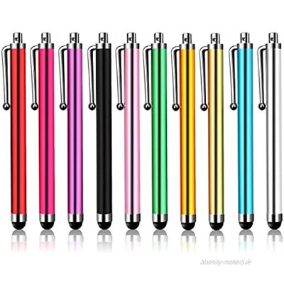 AUZOSL Eingabestift 10 Stück Stylus Pen Tablet Stifte für alle Tablets Smartphone Android iPad Pro Air Mini iPhone Huawei Samsung Xiaomi