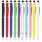 AUZOSL Tablet Stift Touchscreen Stift für iPad mit Kugelschreiber Tablet Eingabestifte für Alle Tablets Kompatibel für iPhone Samsung Galaxy Huawei Smarttelefone 10 Farben