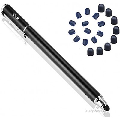 B&D Universaler Stylus-Eingabestift 2-in-1 für Touchscreens Stift für Apple iPad iPhone iPod Tablet Galaxy LG und HTC