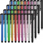 Outus 40 Stücke Stylus Stifte Touchscreen Stift Kapazitive Slim Stylus Pens für Universelle Touchscreen Geräte Kompatibel mit iPhone iPad Tablet 10 Farben