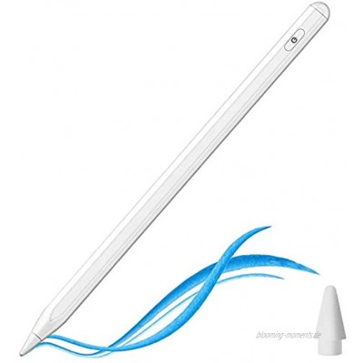 Stylus Pen 2.Generation für Apple iPad 2018-2020 Active Stift für iPad Mit Neigungsspitze Palm Rejection Magnetische Haftung für iPad 8 7 6Gen,iPad Air 3 4 Mini 5 iPad Pro 111 2 12.93 4