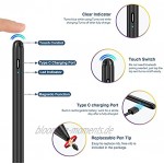Stylus Stift 2. Generation für iPad Stylus Pen für iPad 2018-2021 mit Handflächenunterdrückung,Magnetische Stift für iPad 9. 8. 7. 6. Air3 4 Mini5 6 iPad Pro 11 12,9 Alternativen Pencil 1. 2.Gen