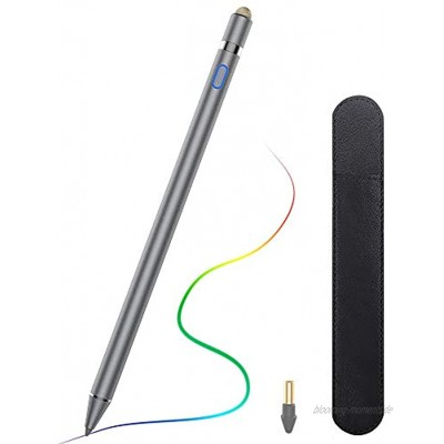 TiMOVO Stift Pencil Stylus Kompatibel mit iPad 6. 7. 8 9. Generation,iPad Pro 11 12.9"2018-2021 iPad Air 4 3 iPad Mini 5. 6 Palm Rejection Stift Kompatibel mit iPad 2018-2021 Space Grau