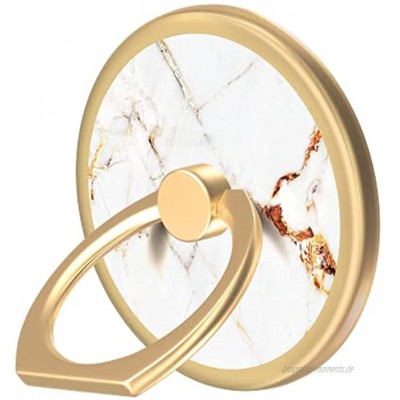 IDEAL OF SWEDEN Magnetic Ring Mount Handy-Ringhalter und Ständer Carrara Gold