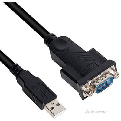 Benfei USB-auf-Serial-Adapter 1,8 m USB auf RS-232-Buchse 9-polig DB9 serielles Kabel Prolific Chipset Windows 10 8.1 8 7 Mac OS X 10.6 und höher