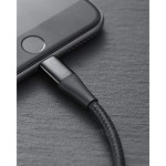 Anker PowerLine+ II iPhone Kabel 0,3m iPhone Ladekabel lightning Kabel Nylon MFi Zertifiziert zu 100% kompatibel mit dem iPhone SE X 8 8 Plus 7 7 Plus 6s 6 6 Plus iPad und mehr