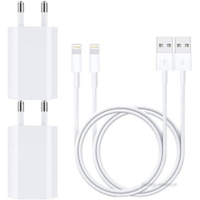 GEJIN USB Ladegerät iPhone Ladekabel 1M 1M für iPhone Kabel USB Netzteil Datenkabel Ladeadapter für iPhone 12pro 12 11 Pro XS Max XR X 8 8 Plus 7