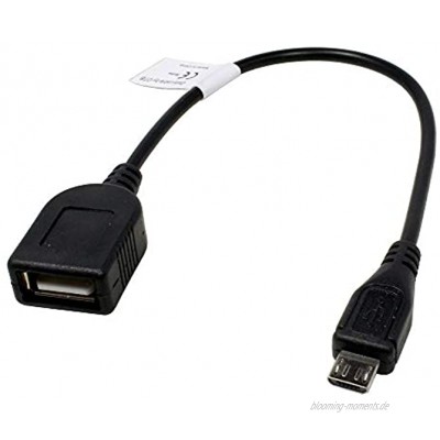 Adapter OTG Kabel für Vivo Y20a Micro USB auf USB 2.0 ca. 15cm