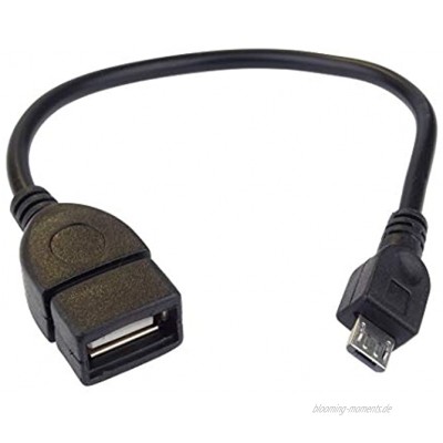 PremiumCord USB Adapterkabel USB A Buchse Micro USB Stecker 20cm OTG