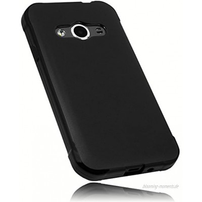 mumbi Hülle kompatibel mit Samsung Galaxy Xcover 3 Handy Case Handyhülle schwarz