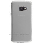 mumbi Hülle kompatibel mit Samsung Galaxy Xcover 4 4s Handy Case Handyhülle transparent weiss