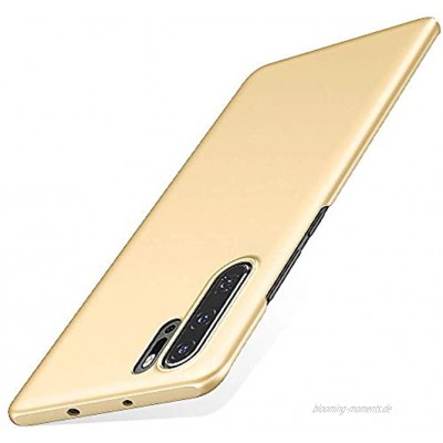 TXLING Ultra Dünn Hülle Kompatibel mit Huawei P30 PRO HülleSchutzhülle Handyhülle [Anti-Fingerabdruck] Abdeckung Hardcase PC Bumper Case für Huawei P30 PRO Gold