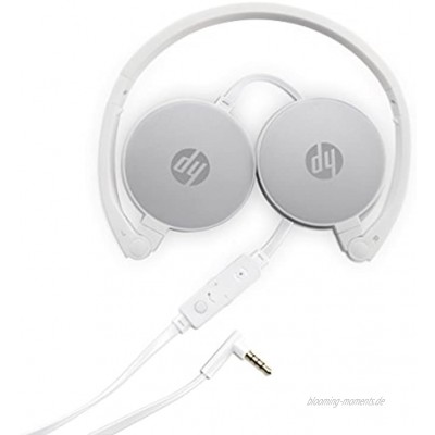 HP H2800 2AP95AA Kopfhörer kabelgebunden 3,5 mm Anschluss weiß silber