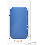 kwmobile Handytasche für Smartphones XL 6,7 6,8 Neopren Handy Hülle Blau Handy Tasche 17,2 x 8,4 cm Innenmaße