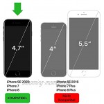 BYONDCASE Handyhülle iPhone 8 Hülle Rot iPhone 7 Hülle [iPhone SE 2020 Hülle Deluxe Leder Flip-Case Klapphülle] Cover Schutzhülle kompatibel für iPhone 8 7 SE 2020 Tasche