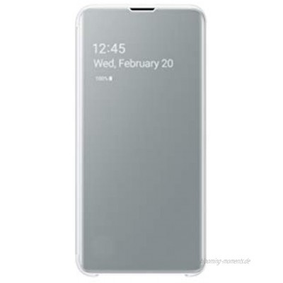 Clear View Cover für Galaxy S10+ Weiß 6.4 Zoll