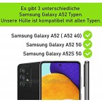 elephones Samsung A52 Hülle Handyhülle für Samsung Galaxy A52 A52S 5G Hülle mit RFID-Schutz PU Leder Samsung A52 Schutzhülle Flip Case Klapphülle Samsung A52 | A52S 5G Grün
