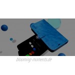 TUCCH iPhone SE 2020 Hülle iPhone 8 Case Stoßfeste Handyhülle [Verdicktes TPU] [Kartenfach] [Standfunktion] [Premium Leder] Schutzhülle für iPhone SE2 8 7 4,7 Zoll Rot Tu177