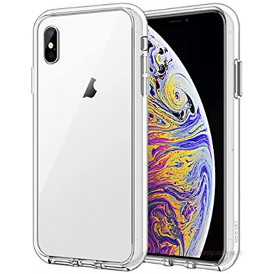 JETech Hülle Kompatibel iPhone XS Max 6,5" Handyhülle Case Cover transparent durchsichtig Stoßdämpfung Abdeckung HD Klar