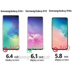 Migeec Hülle für Samsung Galaxy S10 Transparent [Stoßfest] Weiche Silikon [Kratzfest] Flex TPU Bumper handyhülle Durchsichtige Schutzhülle