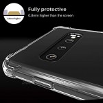 Migeec Hülle für Samsung Galaxy S10 Transparent [Stoßfest] Weiche Silikon [Kratzfest] Flex TPU Bumper handyhülle Durchsichtige Schutzhülle