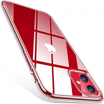 TORRAS Crystal Clear für iPhone 11 Hülle Echte Vergilbungsfreiheit Hochwertiges Weich Silikon Handyhülle iPhone 11 Ultra Dünn & Leicht Transparent Kratzfest Schutzhülle iPhone 11 Case Transparent
