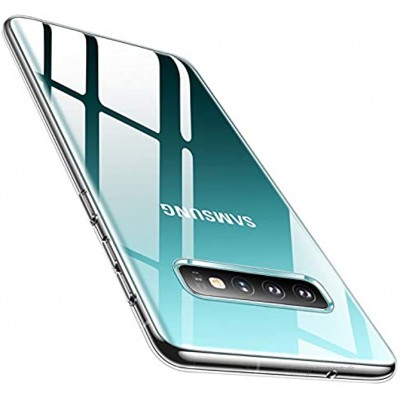 TORRAS Crystal Clear Kompatibel mit Samsung Galaxy S10 Hülle Transparent Vergilbungsfrei Dünn Slim Weiche Silikon Case Durchsichtige Schutzhülle Handyhülle für Samsung Galaxy S10 Transparent