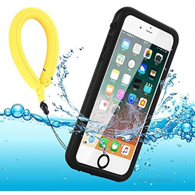 BDIG Hülle iPhone 8 Wasserdicht iPhone 7 SE Handyhülle 360 Grad Rundum Schutz mit Eingebautem Displayschutz Outdoor TPU Transparent Bumper IP68 Stoßfest Schutzhülle für iPhone SE iPhone 7 iPhone 8