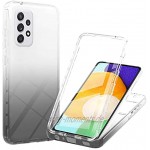 MOTIKO Samsung Galaxy A52 5G Clear Case Galaxy A52 TPU Bumper Case Full Body Military Grade Shockproof Protective Phone Case with Bumper Case Cover for Galaxy A52 5G