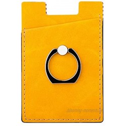 Selbstklebende Handy Wallet Tasche,Handy Griff Kreditkartenhalter für die Rückseite des Handys mit Ringtasche Stick Ständer,Breite Kompatibilität Fingerschlaufe für Handyhülle
