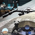 XiaoMall Motorrad Handyhalterung Automatisch Verriegelung Smartphone Halter Edelstahl Drehbar Fahrrad Handyhalter