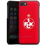 DeinDesign Hard Case kompatibel mit Apple iPhone 7 Schutzhülle schwarz Smartphone Backcover 1. FC Kaiserslautern Sterne 1. FCK