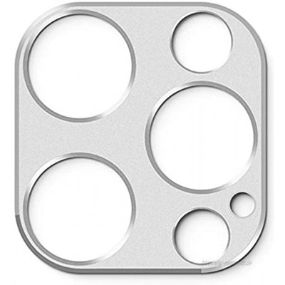 Ringke Camera Styling Kompatibel mit iPhone 12 Pro Kameraschutz Aluminiumrahmen Lente Schutzring für Kameraobjektive Silver