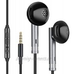 In Ear Kopfhörer Ohrhörer mit Mikrofon Stereo Bass Ohrhörer Hochauflösende mit Rauschunterdrückung für Galaxy Huawei MP3 und alle Anderen 3.5 mm Audiogeräte