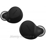 Jabra Elite 7 Active In Ear Bluetooth Earbuds True Wireless Sport Kopfhörer mit Jabra ShakeGrip für sicheren Halt und anpassbarer aktiver Geräuscheunterdrückung Schwarz